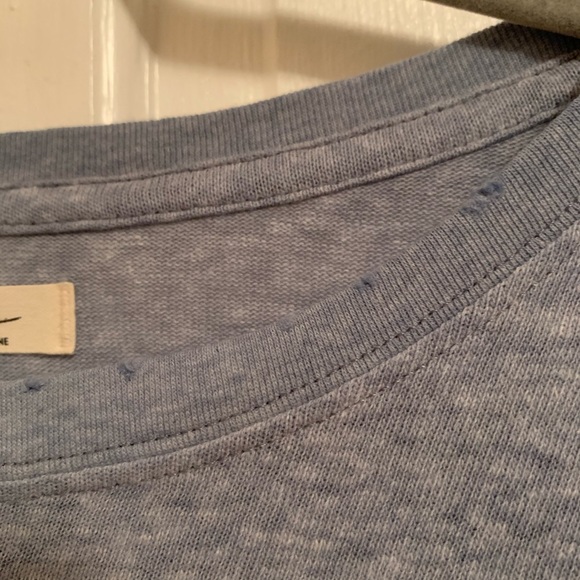 Free People Distressed Tee w Embroidered Flamingo - Picture 9 of 13